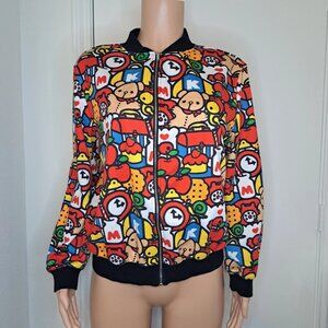 Hello Kitty x Shein Sanrio All Over Print Colorful Milk Bear Clock Phone Pattern